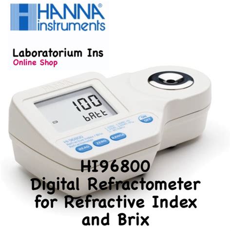 hanna refractometer hi 96800|refractive index tester.